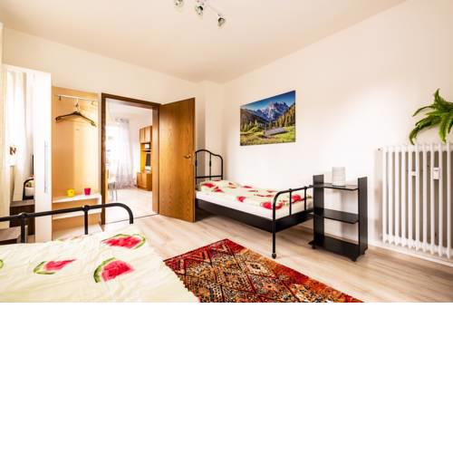 garden apartment in business area