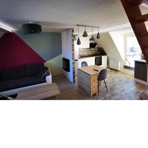 Gemütliche Dachwohnung mit Dampfsauna und Dachterrasse