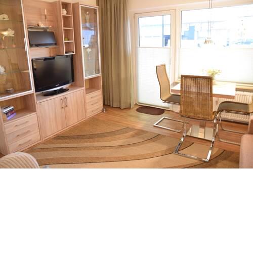 Gemütliches 2-Zimmer-Appartement mit Balkon Richtung Süden.