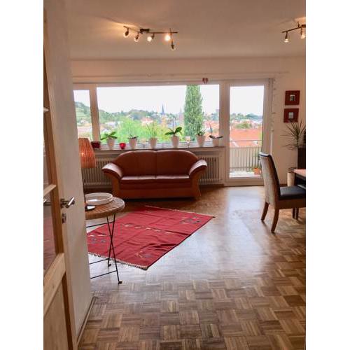 Geräumige 2 Etagen-Wohnung mit traumhaftem Blick über Neustadt für Paare,Kleingruppen und Musiker