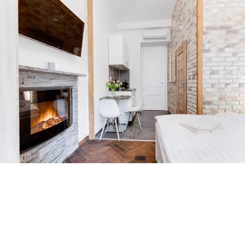 Glamorous design studio on riverside