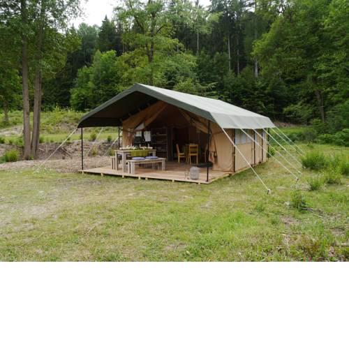 Glamping im Safaritent