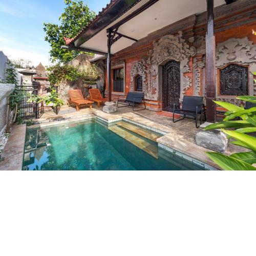 GLOBALSTAY. 2 Bedroom Villa Casa Yenny with Private Pool Near Seminyak Beach