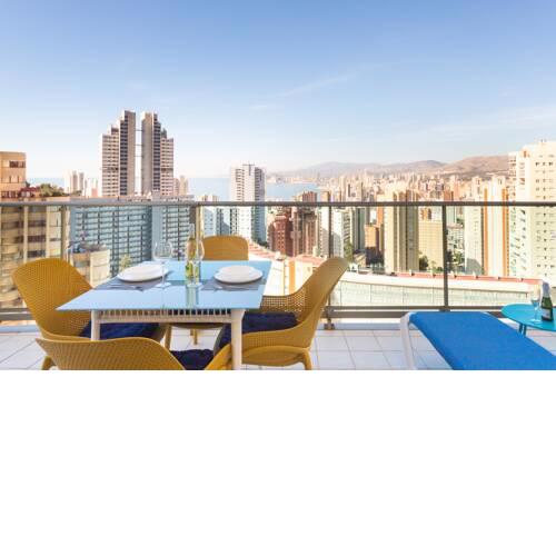 Gran terraza privada con vistas espectaculares - Torre Lúgano
