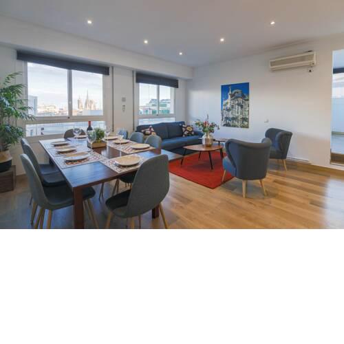Great Penthouse duplex two terraces in City Center-