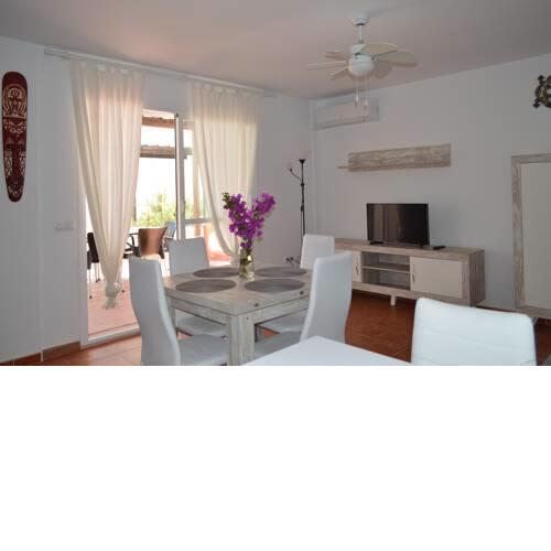 Ground floor apartment in Vera Playa, private patio, east facing