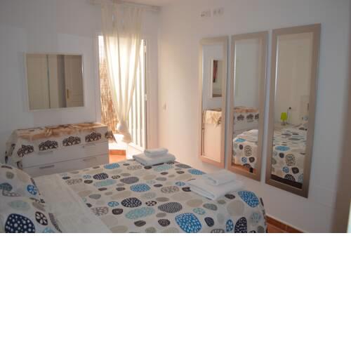 Ground floor apt in Vera Playa, private patio, North facing