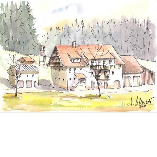 großzügig eingerichtete Ferienwohnung auf dem Hirschhof-Stehle