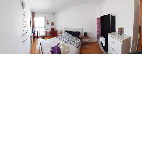 Habitación con baño y terraza privada grande y luminosa