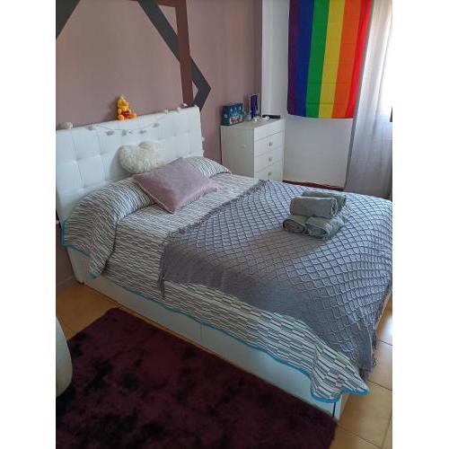 Habitación con vistas en Bádames compartido el piso con el propietario y otros huéspedes