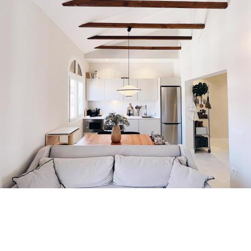 Habitación doble en ático de diseño en Atocha