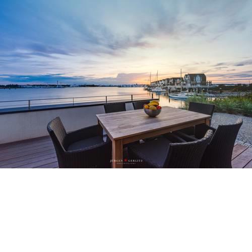 Harbour Lodge: Meerblick, Terrasse, Balkon, finnische Sauna, Kaminofen