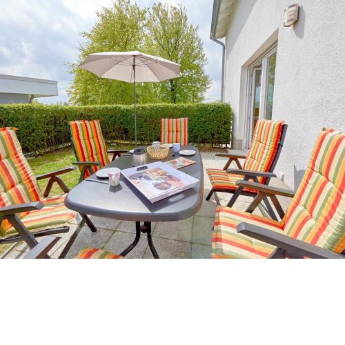 Haus Strandjuwel F674 Haus 1 mit Sauna, Kamin, Terrasse