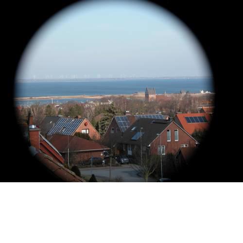 Haus über den Dächern von Heiligenhafen