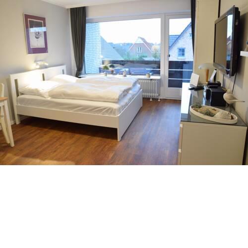 Helle, 1- Zimmer Appartement mit Doppelbett