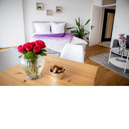 Helles Apartment mit tollem Blick über Augsburg