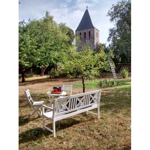 Herberge im "alten Pfarrhaus" in Schmergow am Havel-Radweg