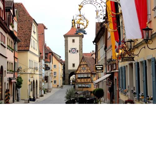 Historik Hotel Goldener Hirsch Rothenburg