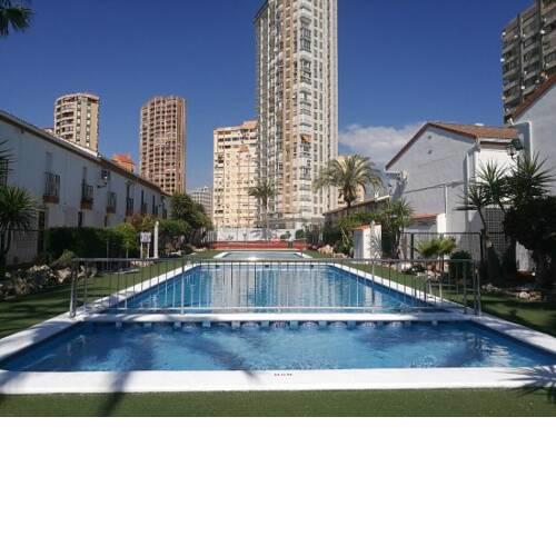 Holiday house with share pool in Benidorm - Bungalow urbanización con piscinas