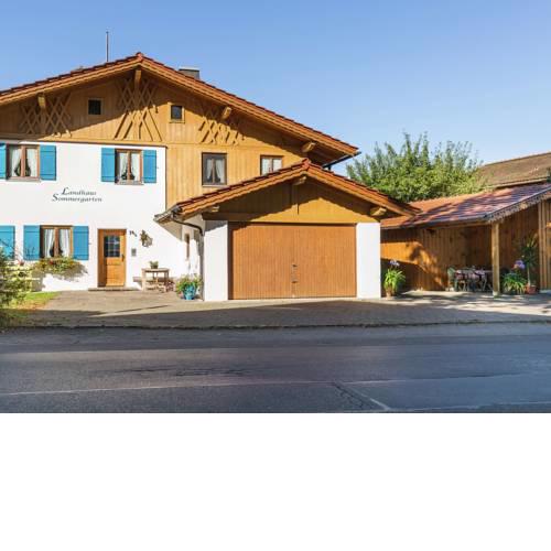 Holiday in the Ammergau Alps - garden, right by the lake