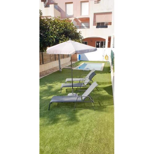 Homes of Spain, Apartamentos Paraíso Vera Playa, Bajo Fatu Hiva con PISCINA PRIVADA y jardín privado en PRIMERA LINEA de Vera Playa, WIFI