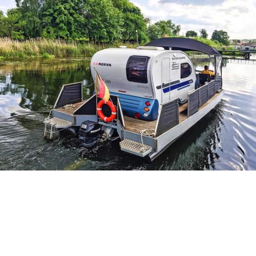 Houseboat auf der Peene Demmin - DMS02102-NYB