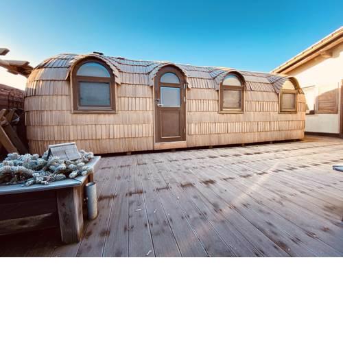 Iglu auf der Dachterrasse