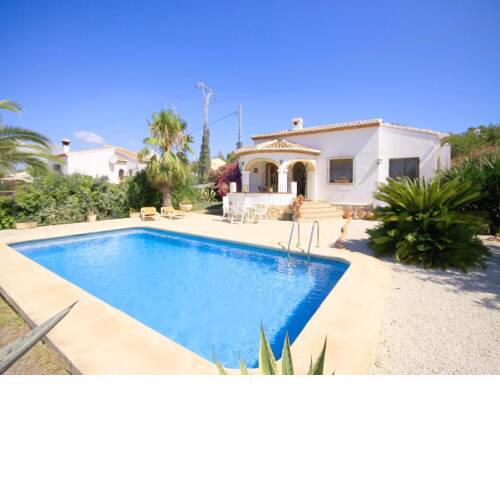 Javea Villa Sleeps 4 with Pool Air Con and WiFi