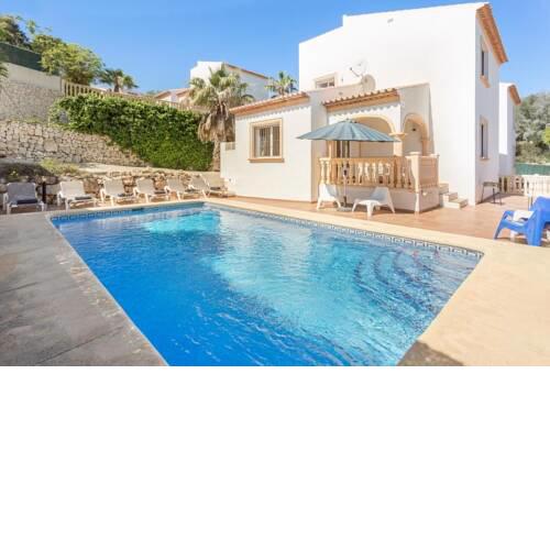 Javea Villa Sleeps 6 Pool Air Con WiFi