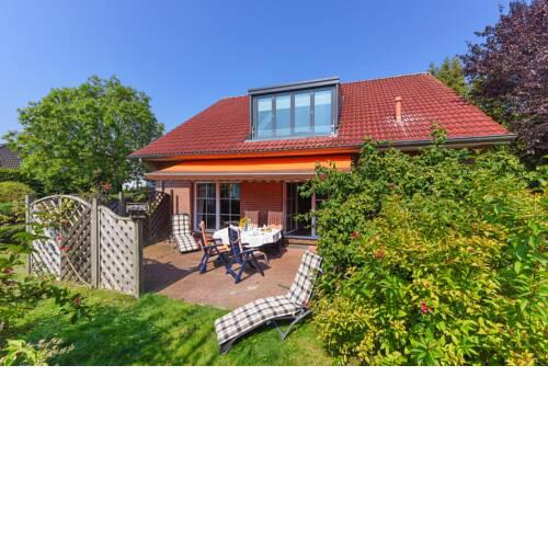 Jever-Ferienhaus Gartenblick