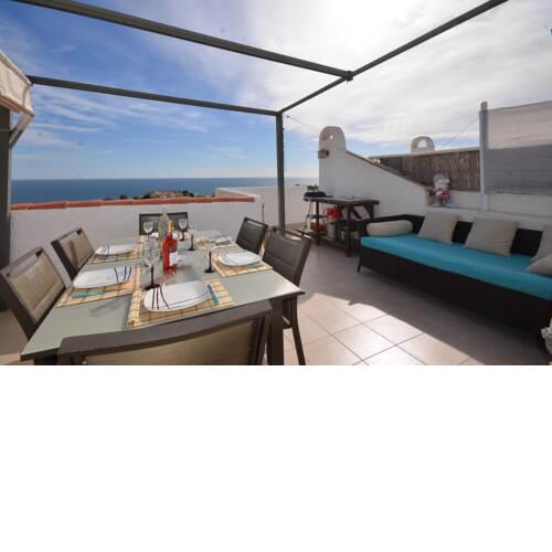 Jupiter ref 170 bungaló 6 pers, 3 dormitorios, 2 baños, aire acondicionado, wifi, piscina, jardin, aparcamiento, 700m del mar