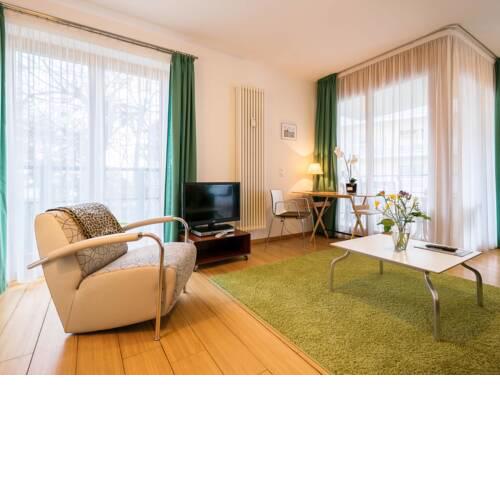 Kaiservillen Heringsdorf Appartement mit 1 Schlafzimmer und Balkon D112