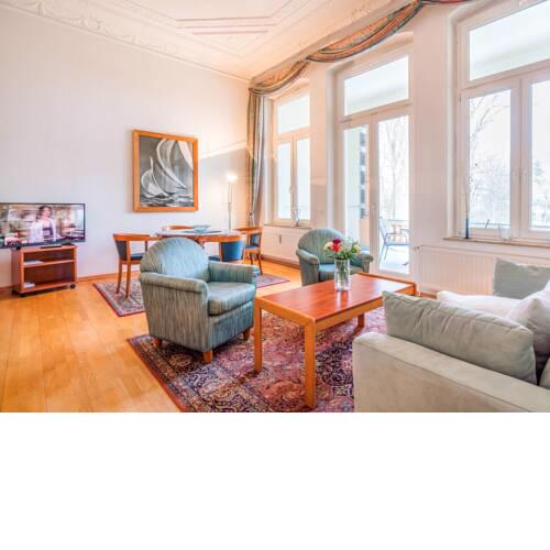 Kaiservillen Heringsdorf Appartement mit 1 Schlafzimmer und Balkon