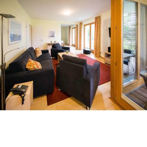 Kaiservillen Heringsdorf Appartement mit 2 Schlafzimmern und Balkon
