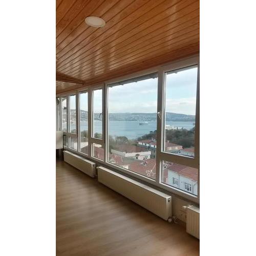 kireçburnu mahallesinde deniz manzaralı eşyalı daire