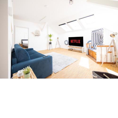 Ko-Living - Captain's Suite - Altstadt - Küche - Netflix - 6P