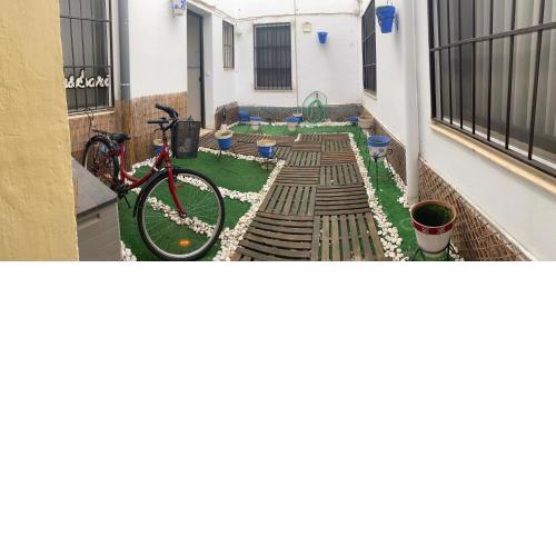 La casa de la bicicleta roja