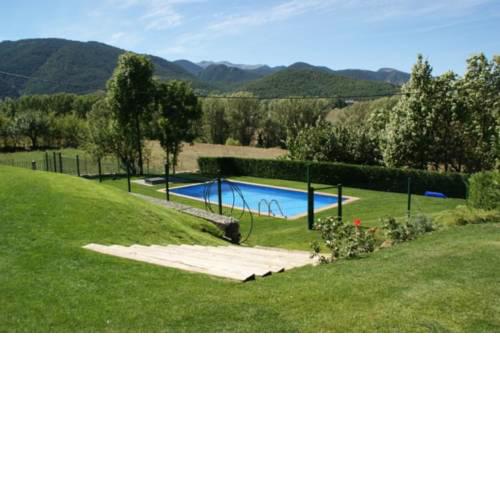 La casa de santa Cecilia Naturaleza, piscina y jardín