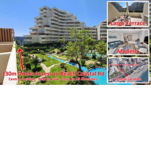 Large Terrace Modern Beach Suite