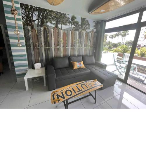 Las Americas Stylish Surf Apartment on beach promenade