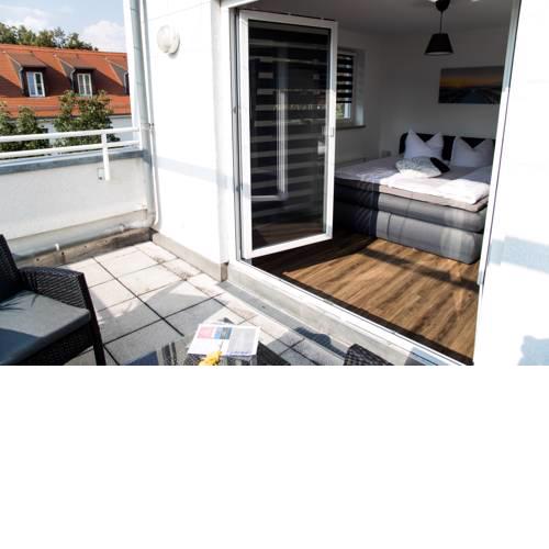 Leipzig-Residenz Waldstraße am Zoo und Red Bull Arena , Rooftop Apartment mit 2 Dachterrassen