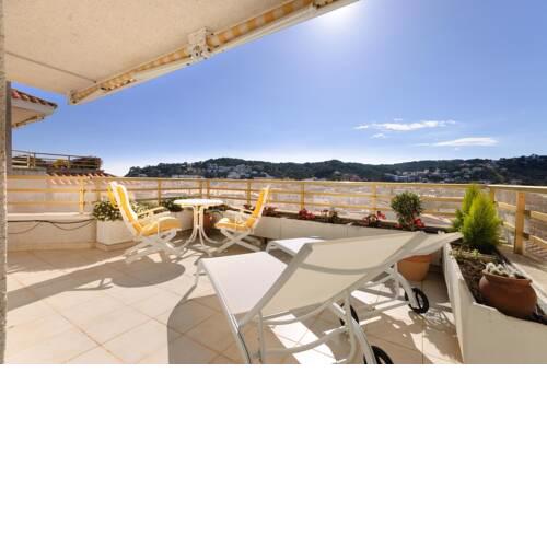 Lets Holidays town view apartment with big terrace