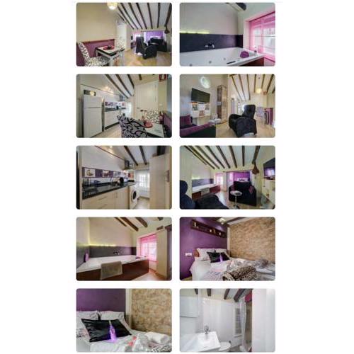 Loft jacuzzi lila Casa Ermita San Antonio