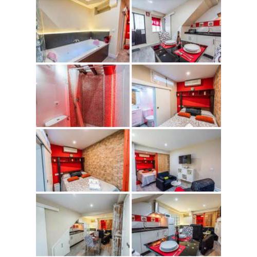 Loft jacuzzi rojo Casa ermita San Antonio