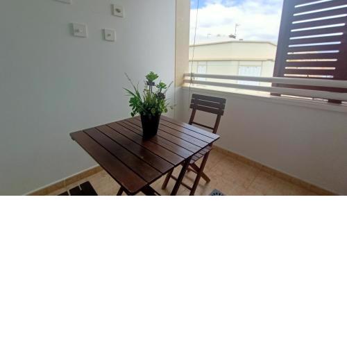 Los Abrigos, apartamento con terraza
