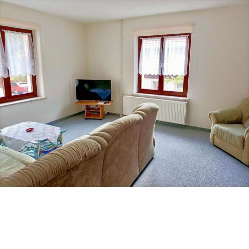 Lovely Apartment in Saxony with Terrace and Barbecue
