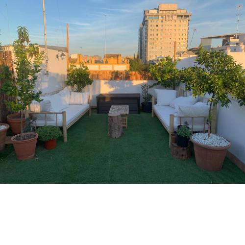 Luminoso apartamento con roof-top Privado en el corazón de San Bernardo