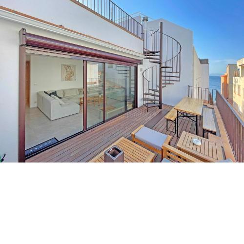 LUXE 8P VISSERSHUIS IN CENTRUM L'ESCALA 50M STRAND