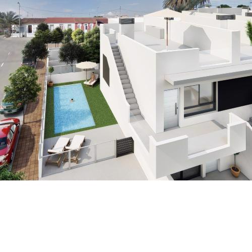 Luxury Apartment - Rooftop Terrace, Heated Pool & Sea view