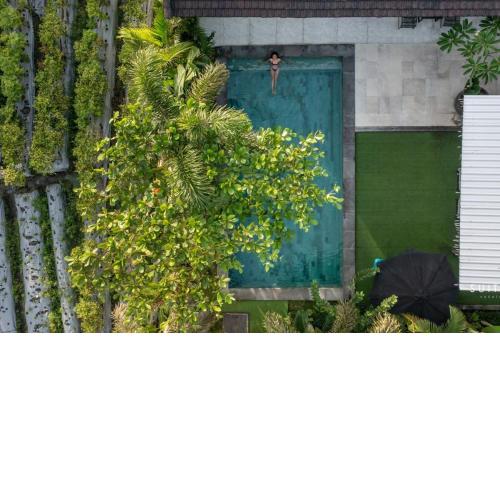 Luxury Boho Style Villa with Grass Field View